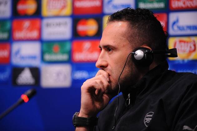March 15, 2016 - Barcelona, Spain - The Arsenal Football Club goal keeper, David Ospina, during his press conference PK Pressekonferenz before F.C.Barcelona vs Arsenal Football Club UEFA Champions League match, in Barcelona, 15th of March , 2016. Arsene Wenger and David Ospina Press conference  - ZUMAn230