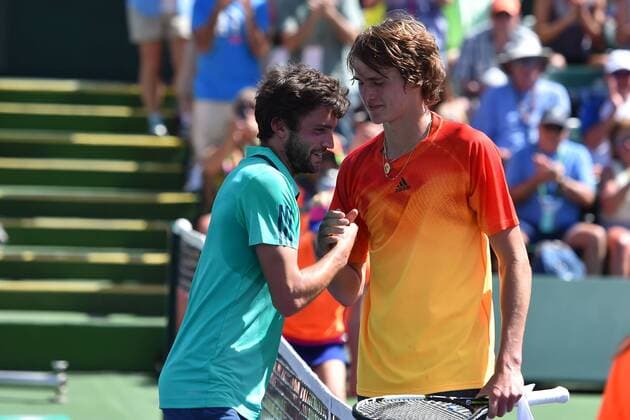 Alexander Zverev (Ger) vs Gilles Simon (fra) TENNIS : Tournoi d Indian Wells 2016 - 15 03 2016 TennisMagazinex 