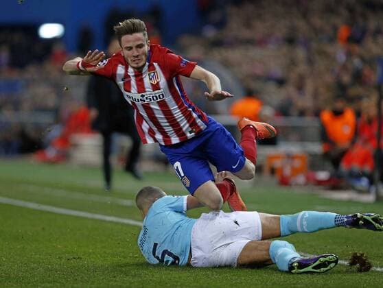 Fußball, Champions League, Atletico Madrid - PSV Eindhoven Champions League played between Atletico Madrid and PSV Eindhoven. In this picture, Saul. xFOTOxCHEMAxREYx 