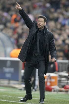 Fußball, Champions League, Atletico Madrid - PSV Eindhoven Atletico de Madrid s coach Diego Pablo Simeone during UEFA Champions League match. March 15,2016.  (2016031573)