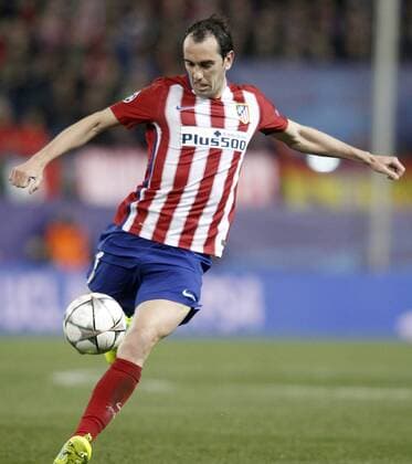 Fußball, Champions League, Atletico Madrid - PSV Eindhoven Atletico de Madrid s Diego Godin during UEFA Champions League match. March 15,2016.  (2016031592)