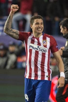 Atletico de Madrid s Jose Maria Gimenez during UEFA Champions League match. March 15,2016.  (20160315024)