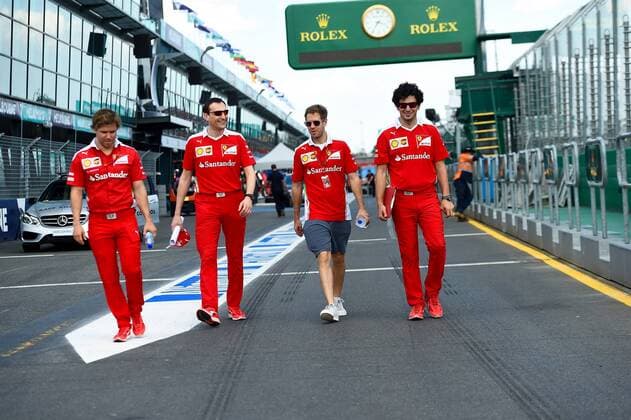 Sebastian Vettel, Scuderia Ferrari, formula 1 GP, Australien in Melbourne, 16.03.2016 Photo:mspb Jerry Andre Sebastian Vettel, formula 1 GP, Australien