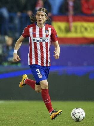 Filipe Luis of Club Atletico de Madrid during the UEFA Champions League Round of 16, Second leg match between Atletico madrid and PSV Eindhoven on March 15, 2016 at the Estadio Vicente Calder& 243;n in Madrid, Spain. Atletico Madrid v PSV Eindhoven UEFA Champions League 2015 2016 xVIxxIVx 5165496