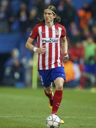 Filipe Luis of Club Atletico de Madrid during the UEFA Champions League Round of 16, Second leg match between Atletico madrid and PSV Eindhoven on March 15, 2016 at the Estadio Vicente Calder& 243;n in Madrid, Spain. Atletico Madrid v PSV Eindhoven UEFA Champions League 2015 2016 xVIxxIVx 5165504