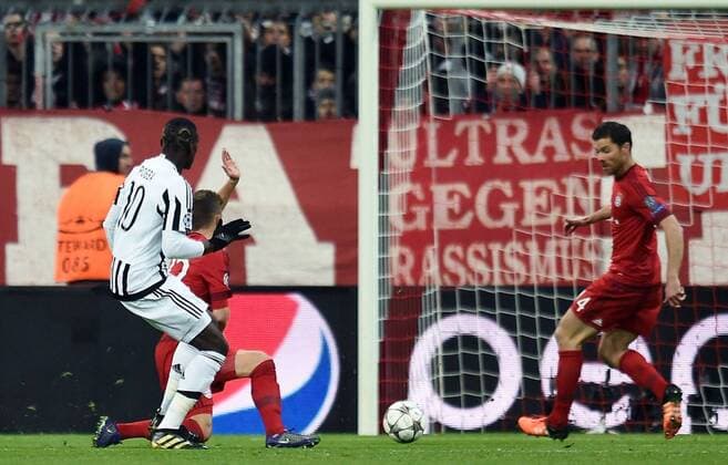 Fußball, Champions League 2015 2016, FC Bayern München - Juventus Turin Tor Paul Pogba 
