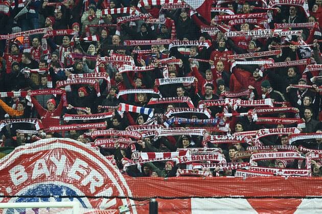 Fußball, Champions League 2015 2016, FC Bayern München - Juventus Turin Fanchoreografie Choreografie Bayern Monaco 