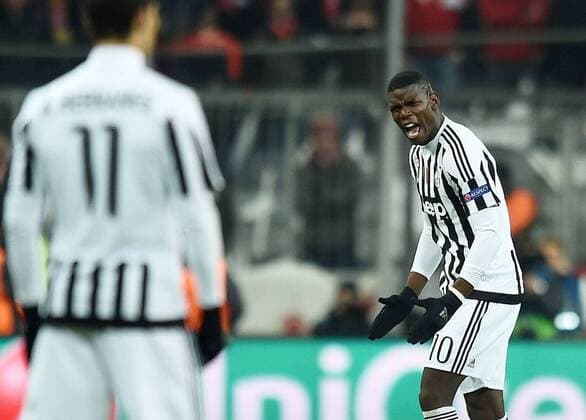Fußball, Champions League 2015 2016, FC Bayern München - Juventus Turin Torjubel Paul Pogba 