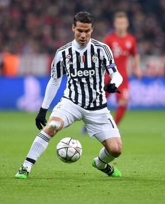 FUSSBALL CHAMPIONS LEAGUE SAISON 2015 2016 ACHTELFINALE RUECKSPIEL FC Bayern Muenchen - Juventus Turin 16.03.2016 Hernanes (Juventus Turin) 