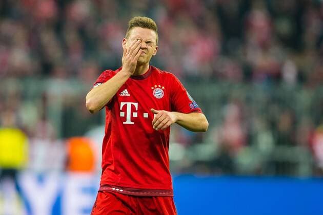 Mittwoch 16.03.2016, CL, UEFA Champions League, Saison 2015 2016, Achtelfinale Rueckspiel in Muenchen, FC Bayern Muenchen - Juventus Turin, Joshua Kimmich (FC Bayern 32) DeFodi507