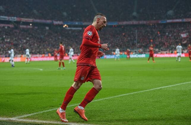 FUSSBALL CHAMPIONS LEAGUE SAISON 2015 2016 ACHTELFINALE RUECKSPIEL FC Bayern Muenchen - Juventus Turin 16.03.2016 Franck Ribery (FC Bayern Muenchen) 