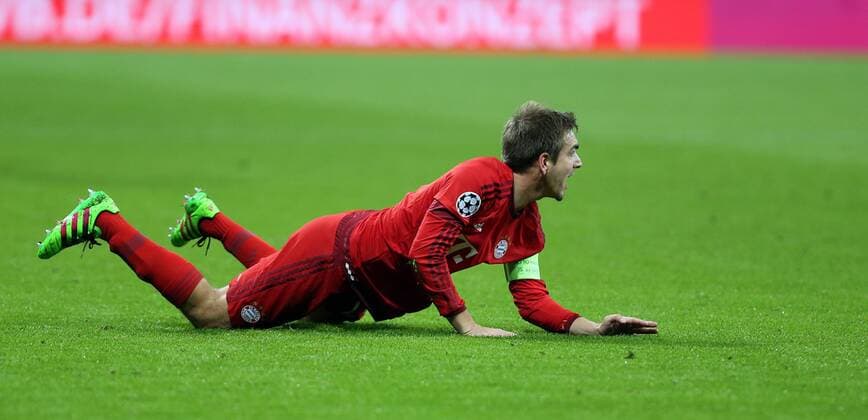 FC Bayern München - Juventus Turin Deutschland, München, 16.03.2016, Fussball, UEFA Champions League, Saison 2015 2016, Achtelfinale, Rückspiel, FC Bayern München - Juventus Turin: Philipp Lahm (FC Bayern München).