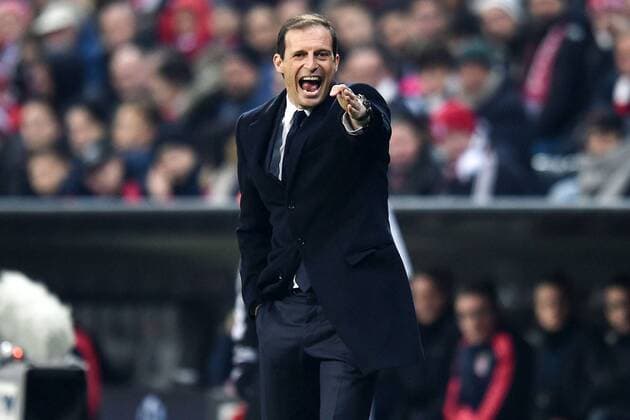München, Deutschland - Fussball, Champions League, FC Bayern München vs. Juventus Turin: Massimiliano Allegri 