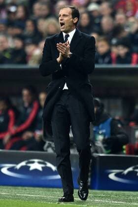 München, Deutschland - Fussball, Champions League, FC Bayern München vs. Juventus Turin: Massimiliano Allegri 