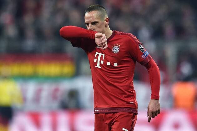 München, Deutschland - Fussball, Champions League, FC Bayern München vs. Juventus Turin: Frank Ribery 