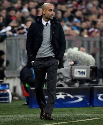 16.03.2016, xjhx, Fussball Champions League, FC Bayern Muenchen - Juventus Turin, emspor, v.l. Josep Pep Guardiola (Trainer FC Bayern Muenchen) enttaeuscht, enttaeuscht schauend, dissapointed