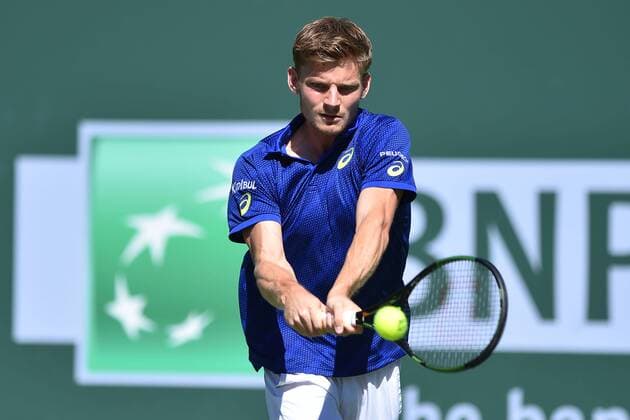 David Goffin (Bel) - Tennis, Indian Wells 2016 - 16 03 2016 TennisMagazine Panoramic 