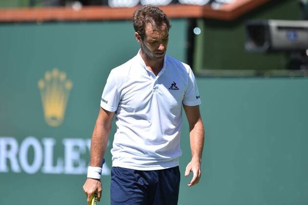 Marin Cilic (Cro), Richard Gasquet (Fra) - Tennis, Indian Wells 2016 - 16 03 2016 TennisMagazine Panoramic 