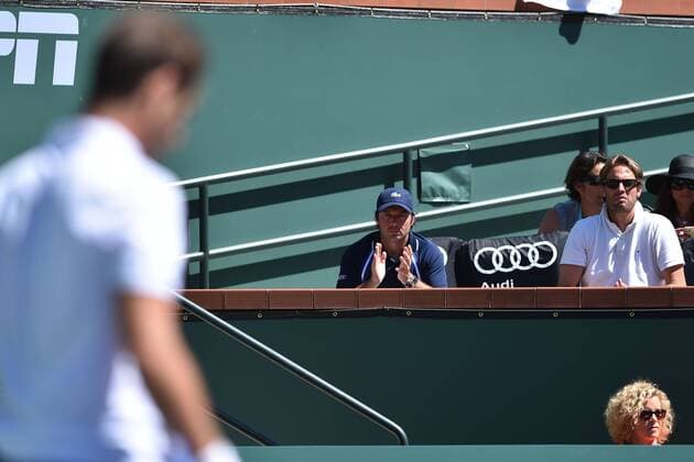 Marin Cilic (Cro), Richard Gasquet (Fra) - Tennis, Indian Wells 2016 - 16 03 2016 TennisMagazine Panoramic 