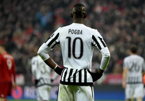 16.03.2016, xjhx, Fussball Champions League, FC Bayern Muenchen - Juventus Turin, emspor, v.l. Paul Pogba (Juventus Turin) enttaeuscht, enttaeuscht schauend, dissapointed