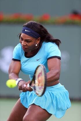 March 15, 2016: Serena Williams in action during her match against Kateryna Bondarenko of Ukraine during the 2016 BNP Paribas Open at Indian Wells Tennis Garden in Indian Wells, California. TENNIS 2016: BNP Paribas Open MAR 15 - ZUMAcb8_