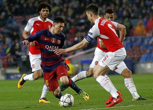 Messi. Second leg match played between FC Barcelona and Arsenal London. In this picture, Messi. xFRANCESCxADELANTADOx 
