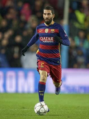 Arda Turan of FC Barcelona Barca during the UEFA Champions League round of 16 match between FC Barcelona and Arsenal on March 16, 2015 at the CampNou stadium in Barcelona, Spain. FC Barcelona v Arsenal UEFA Champions League 2015 2016 xVIxxIVx 5168699