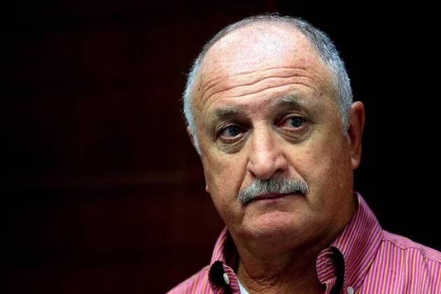 GUANGZHOU, CHINA - MARCH 16: (CHINA OUT) Luiz Felipe Scolari, head coach of Guangzhou Evergrande, attends a press conference PK Pressekonferenz after the AFC Champions League Group H match between Guangzhou Evergrande and Urawa Red Diamonds on March 16, 2016 in Guangzhou, China.  CFP481257679 