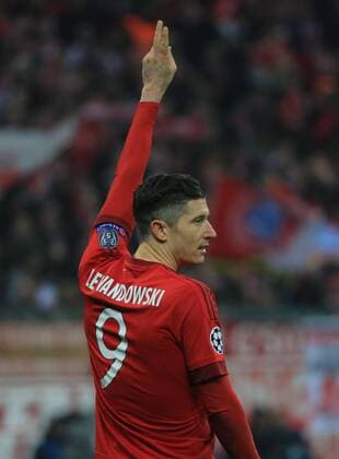 16.03.2016, CL, FC Bayern vs Juventus Turin, Allianz Arena München, Fussball, im Bild: Robert Lewandowski (FCB)