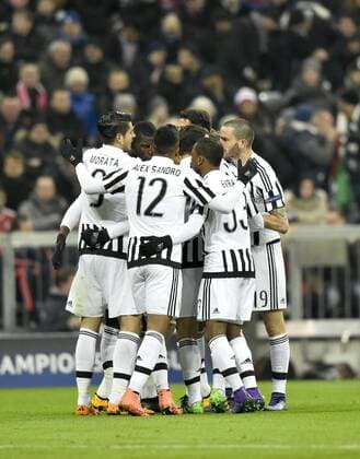 TOR zum 0:1 durch Paul Pogba Juventus Turin Torjubel FC Bayern München FCB vs Juventus Turin UEFA Champions-League CL Achtelfinale Rückspiel Saison 2015 2016 München Allianz Arena 16.03.2016 FC Bayern München FCB vs Juventus Turin