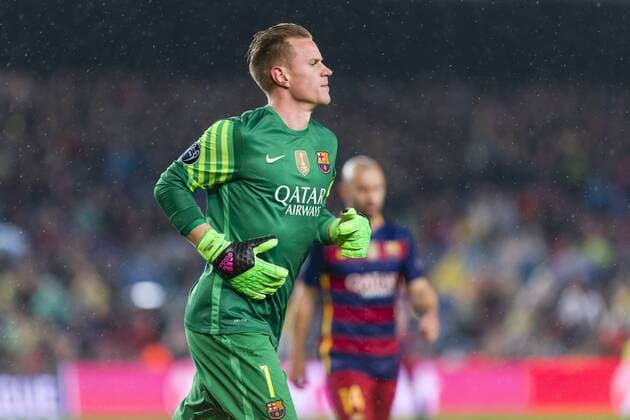 SPAIN - 16th Mar: Marc-Andre Ter Stegen during the UEFA Champions League round of 16, second Leg match between FC Barcelona Barca - Arsenal FC, played at Camp Nou Stadium on 16th Mar 2016 in Barcelona, Spain. (Credit: Mikel Trigueros Urbanandsport Cordon Press)  xMikelxTriguerosx xSPAINx-xFCxBarcelonax-xArsenalxFCx-xChampionsxLeaguex-x2015 16x