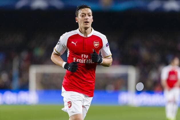 SPAIN - 16th Mar: Mesut Ozil during the UEFA Champions League round of 16, second Leg match between FC Barcelona Barca - Arsenal FC, played at Camp Nou Stadium on 16th Mar 2016 in Barcelona, Spain. (Credit: Mikel Trigueros Urbanandsport Cordon Press)  xMikelxTriguerosx xSPAINx-xFCxBarcelonax-xArsenalxFCx-xChampionsxLeaguex-x2015 16x