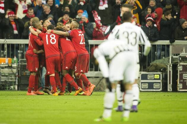 Champions League Achtelfinale, FC Bayern Muenchen vs. Juventus Turin, Allianz Arena, Muenchen. 16.03.2016 Im Bild: Â