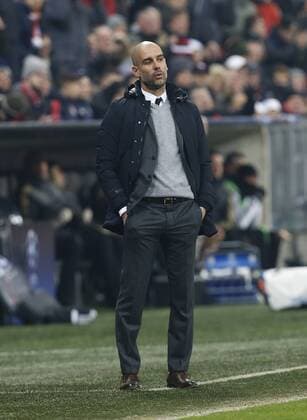 Trainer Josep Pep Guardiola (Bayern) . FC Bayern München-Juventus Turin . München, GER, 16.03.2016, Achtelfinale Rückspiel, Fussball-Champions League 2015-2016 .