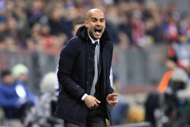 16.03.2016, Fussball Championsleague 2015 2016, Achtelfinale Rückspiel, FC Bayern München - Juventus Turin, in der Allianzarena München. Trainer Pep Guardiola (FC Bayern München) in Rage. 