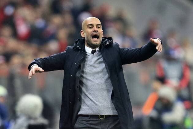 16.03.2016, Fussball Championsleague 2015 2016, Achtelfinale Rückspiel, FC Bayern München - Juventus Turin, in der Allianzarena München. Trainer Pep Guardiola (FC Bayern München) in Rage. 