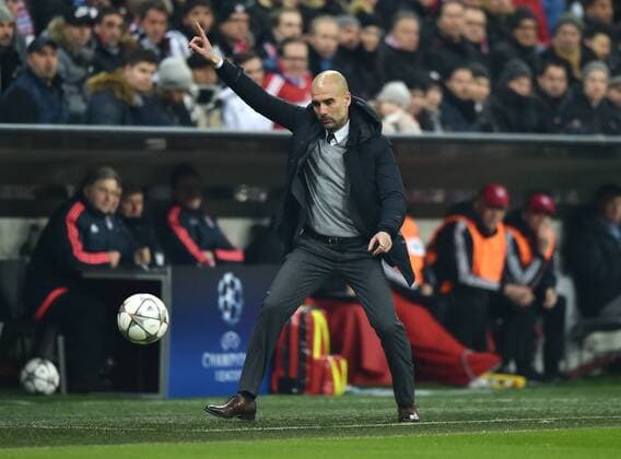 16.03.2016, Fussball, Saison 2015 2016, Champions League, Achtelfinale, FC Bayern Muenchen - Juventus Turin 4:2 n.V., Trainer Pep Guardiola (Bayern Muenchen)