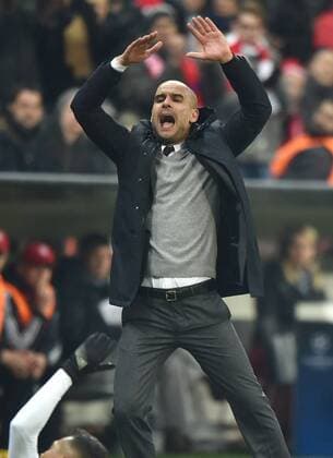 16.03.2016, Fussball, Saison 2015 2016, Champions League, Achtelfinale, FC Bayern Muenchen - Juventus Turin 4:2 n.V., Trainer Pep Guardiola (Bayern Muenchen)