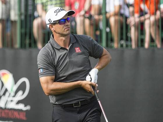 March 17, 2016 - Orlando, FL, U.S: Adam Scott of Australia watches his ball from the 1st tee during first round golf action of the Arnold Palmer Invitational presented by Mastercard held at Arnold Palmer s Bay Hill Club & Lodge in Orlando, Fl. Romeo T Guzman CSM. PGA Golf Herren 2016: Arnold Palmer Invitational Rnd 1 MAR 17 - ZUMAcg2_