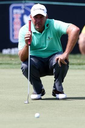 March 17, 2016 - Orlando, Florida, United States - Dicky Pride lines up a putt on the 9th green during the first round of the Arnold Palmer Invitational at Bay Hill Club & Lodge. PGA Golf Herren 2016 - Arnold Palmer Invitational - Round 1 - ZUMAw109