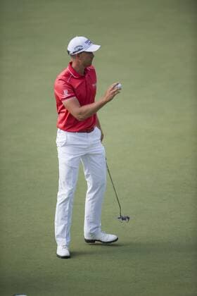 March 17, 2016: Henrik Stenson sinks his putt on18 during the first round of the Arnold Palmer Invitational in Orlando, FL. (Photograph by Roy K. Miller Icon Sportswire) GOLF: MAR 17 PGA Golf Herren - Arnold Palmer Invitational presented by MasterCard - First Round Icon1603170091 EDITORIAL USE ONLY