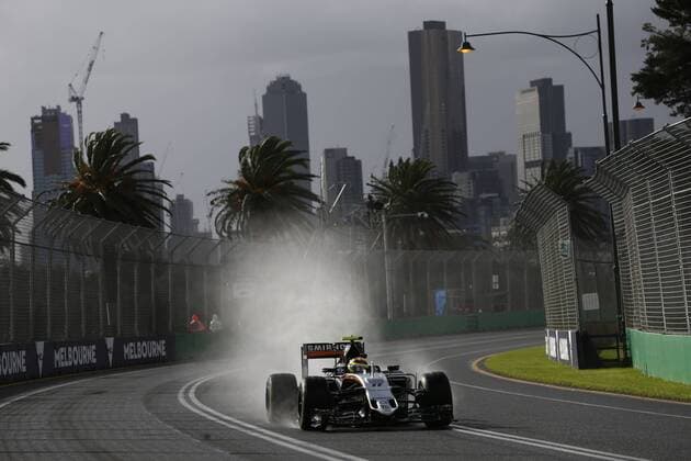 Motorsports: FIA Formula One World Championship WM Weltmeisterschaft 2016, Grand Prix of Australia, 11 Sergio Perez (MEX, Sahara Force India F1 Team), xHOCHxZWEIx