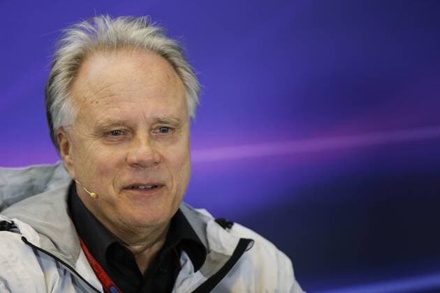 March 18, 2016 - Melbourne, Australia - GENE HAAS, Founder and Chairman of Haas F1 Team talks during the team principals press conference PK Pressekonferenz of the 2016 Formula 1 Australian Grand Prix at Albert Park Circuit, in Melbourne, Australia. F1 2016 - Australian Grand Prix - Practice - ZUMAg147