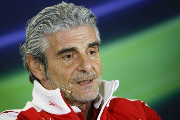 March 18, 2016 - Melbourne, Australia - MAURIZIO ARRIVABENE, Team principal of Scuderia Ferrari talks during the team principal press conference PK Pressekonferenz of the 2016 Formula 1 Australian Grand Prix at Albert Park Circuit, in Melbourne, Australia. F1 2016 - Australian Grand Prix - Practice - ZUMAg147