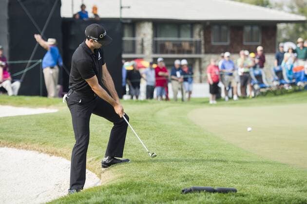 March 18, 2016: Cameron Tringale chips from the fringe on 9 during the second round of the Arnold Palmer Invitational in Orlando, FL. (Photograph by Roy K. Miller Icon Sportswire) GOLF: MAR 18 PGA Golf Herren - Arnold Palmer Invitational presented by MasterCard - Second Round Icon1603180522 EDITORIAL USE ONLY