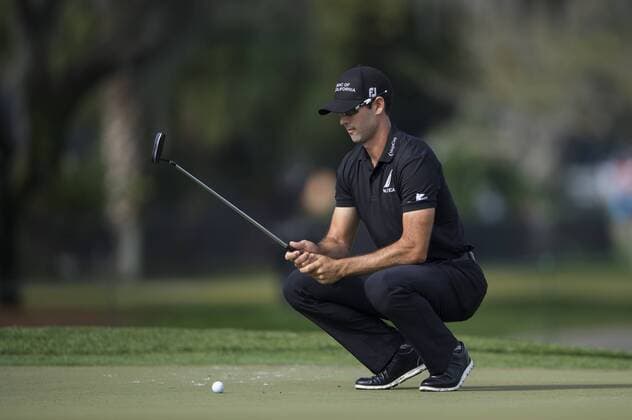 March 18, 2016: Cameron Tringale lines up his putt on 10 during the second round of the Arnold Palmer Invitational in Orlando, FL. (Photograph by Roy K. Miller Icon Sportswire) GOLF: MAR 18 PGA Golf Herren - Arnold Palmer Invitational presented by MasterCard - Second Round Icon1603180682 EDITORIAL USE ONLY