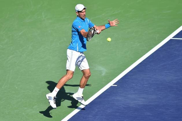Novak Djokovic (Ser) - Tennis, Indian Wells 2016 - 18 03 2016 TennisMagazine Panoramic 