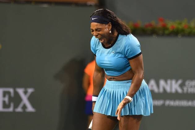 Serena Williams (USA) - Tennis, Indian Wells 2016 - 18 03 2016 TennisMagazine Panoramic 