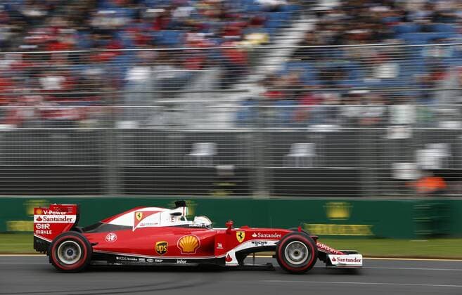 Motorsports: FIA Formula One World Championship WM Weltmeisterschaft 2016, Grand Prix of Australia, 5 Sebastian Vettel (GER, Scuderia Ferrari), xHOCHxZWEIx