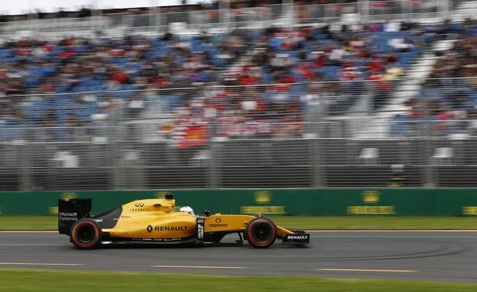 Motorsports: FIA Formula One World Championship WM Weltmeisterschaft 2016, Grand Prix of Australia, 20 Kevin Magnussen (DEN, Renault Formula 1 Team), xHOCHxZWEIx